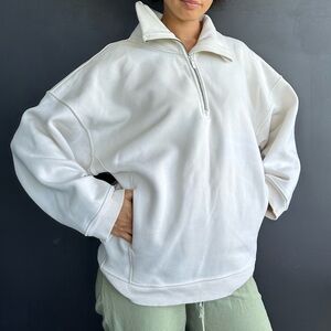Lululemon Scuba Oversized Funnel-Neck Half Zip